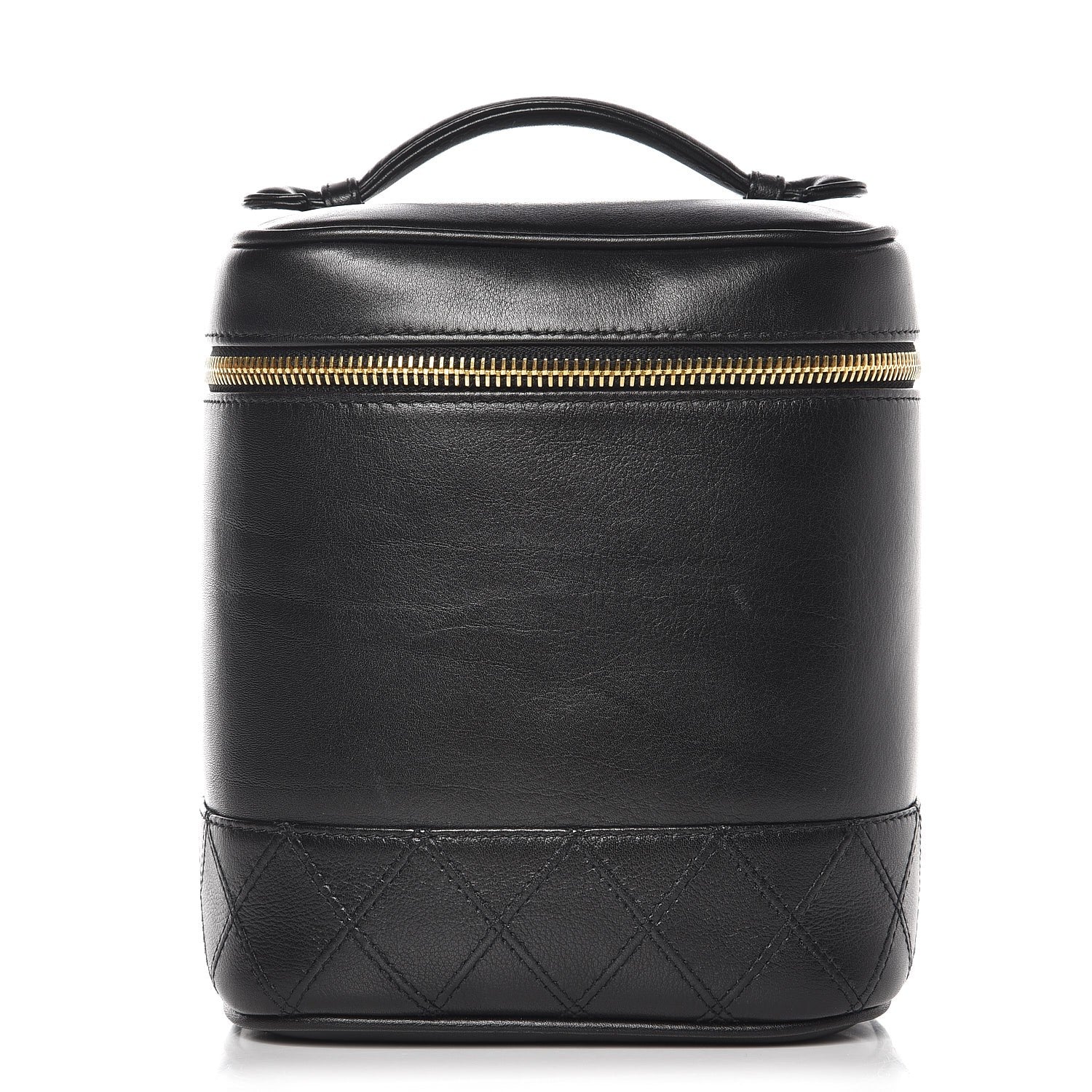 Chanel Lambskin Vanity Cosmetic Case Black 1 of 7
