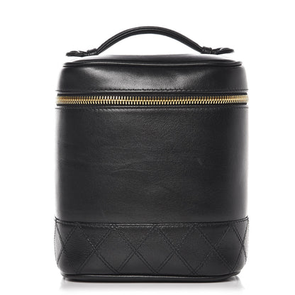 Chanel Lambskin Vanity Cosmetic Case Black 1 of 7