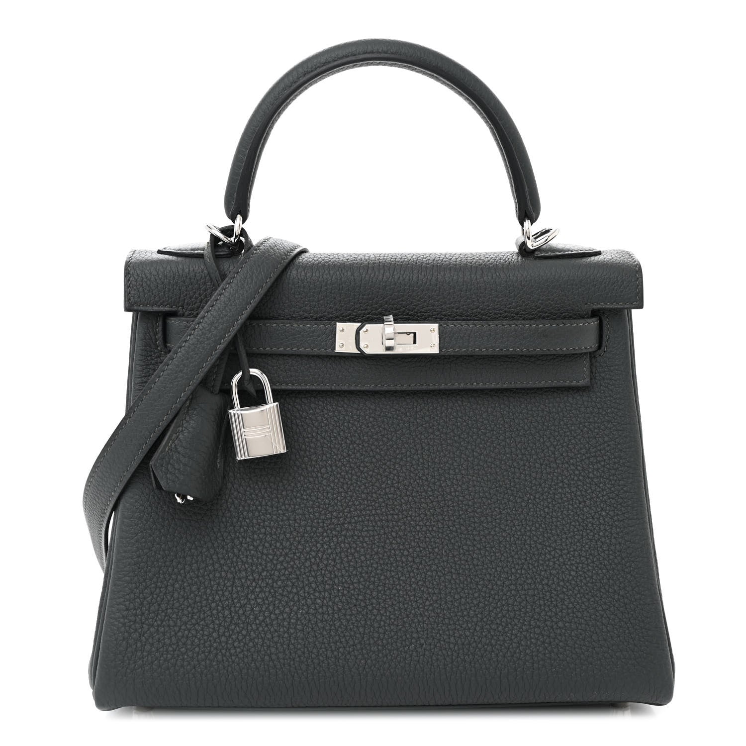 Hermes Togo Kelly Retourne 25 Vert Fonce 1 of 11