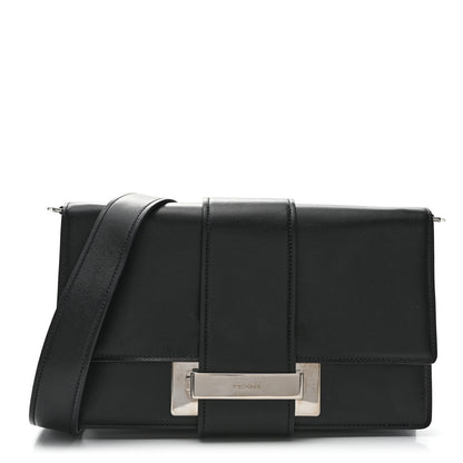 Prada City Calfskin Ribbon Bag Black 1 of 11