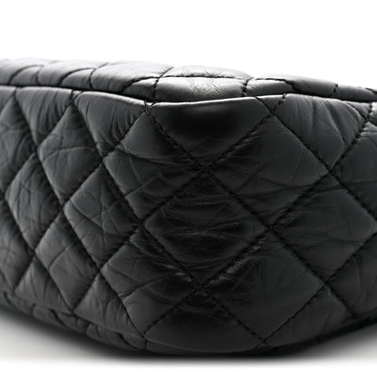 Chanel Aged Calfskin Quilted Medium Reissue Camera Case Black 10 of 10