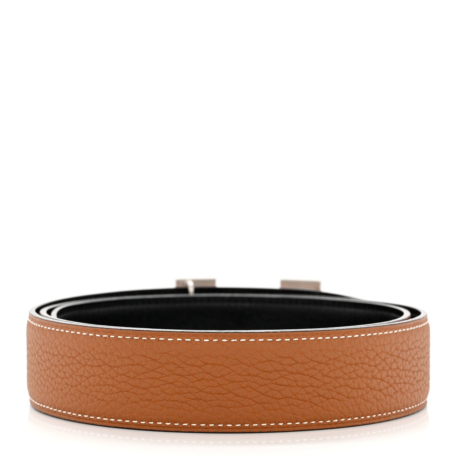 Hermes Box Togo 32mm H Belt 90 Black 4 of 7