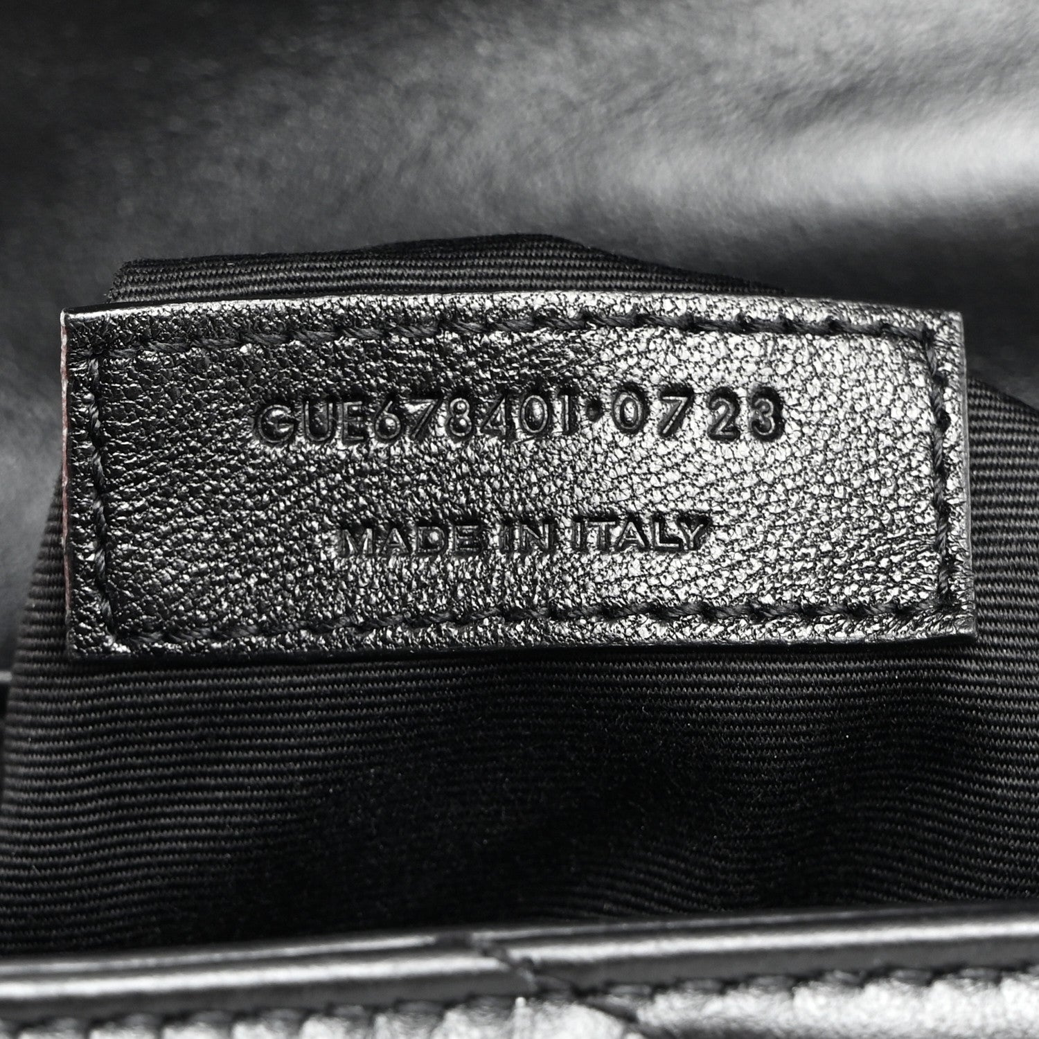 Saint Laurent Calfskin Y Quilted Monogram Toy Loulou Crossbody Bag Black 7 of 10
