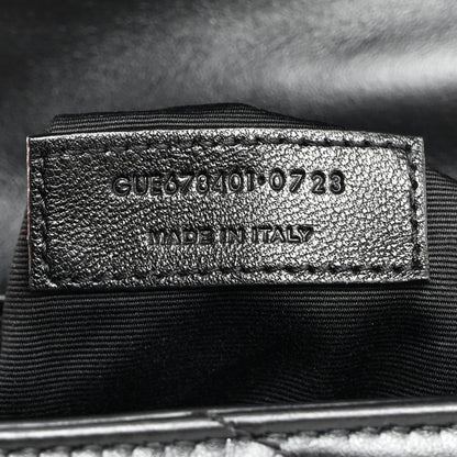 Saint Laurent Calfskin Y Quilted Monogram Toy Loulou Crossbody Bag Black 7 of 10