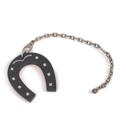 Hermes Leather Lucky Horseshoe Key Ring 1 of 4