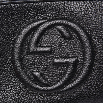 Gucci Pebbled Calfskin Mini Soho Disco Bag Black 9 of 10