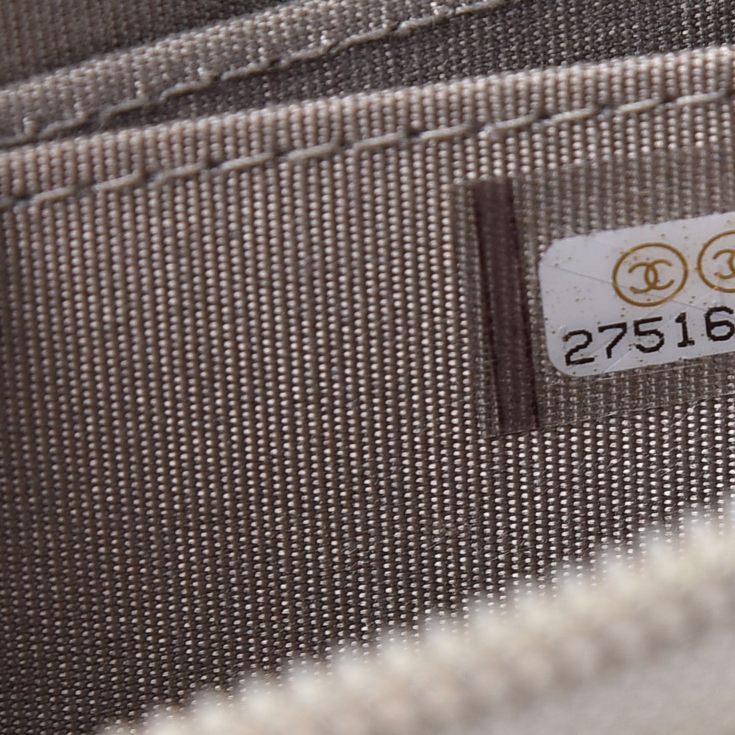 Caviar Quilted Boy Zip Around Coin Purse Wallet Grey