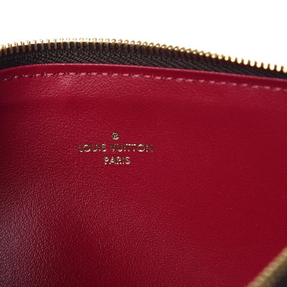 Louis Vuitton Monogram Felicie Chain Wallet Zippered Insert Fuchsia 6 of 6