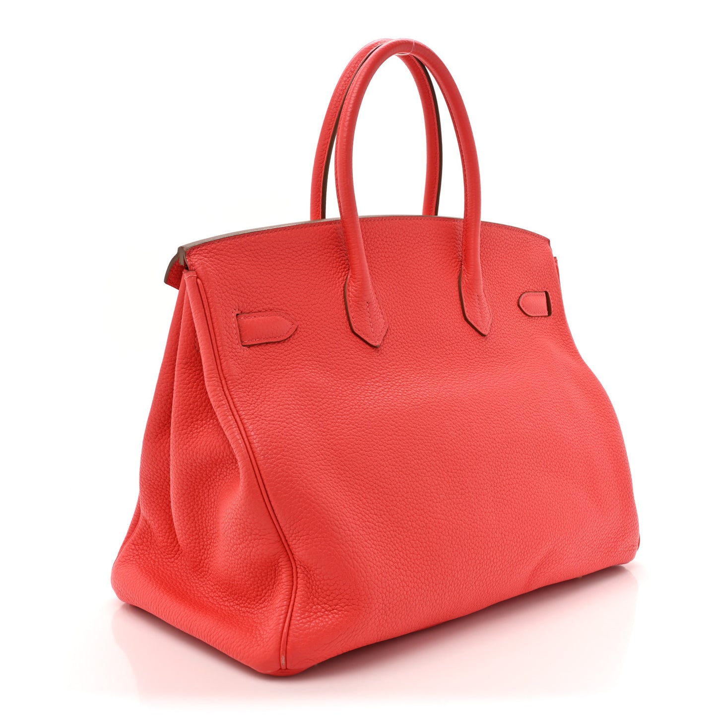 Togo Birkin 35 Rouge Pivoine