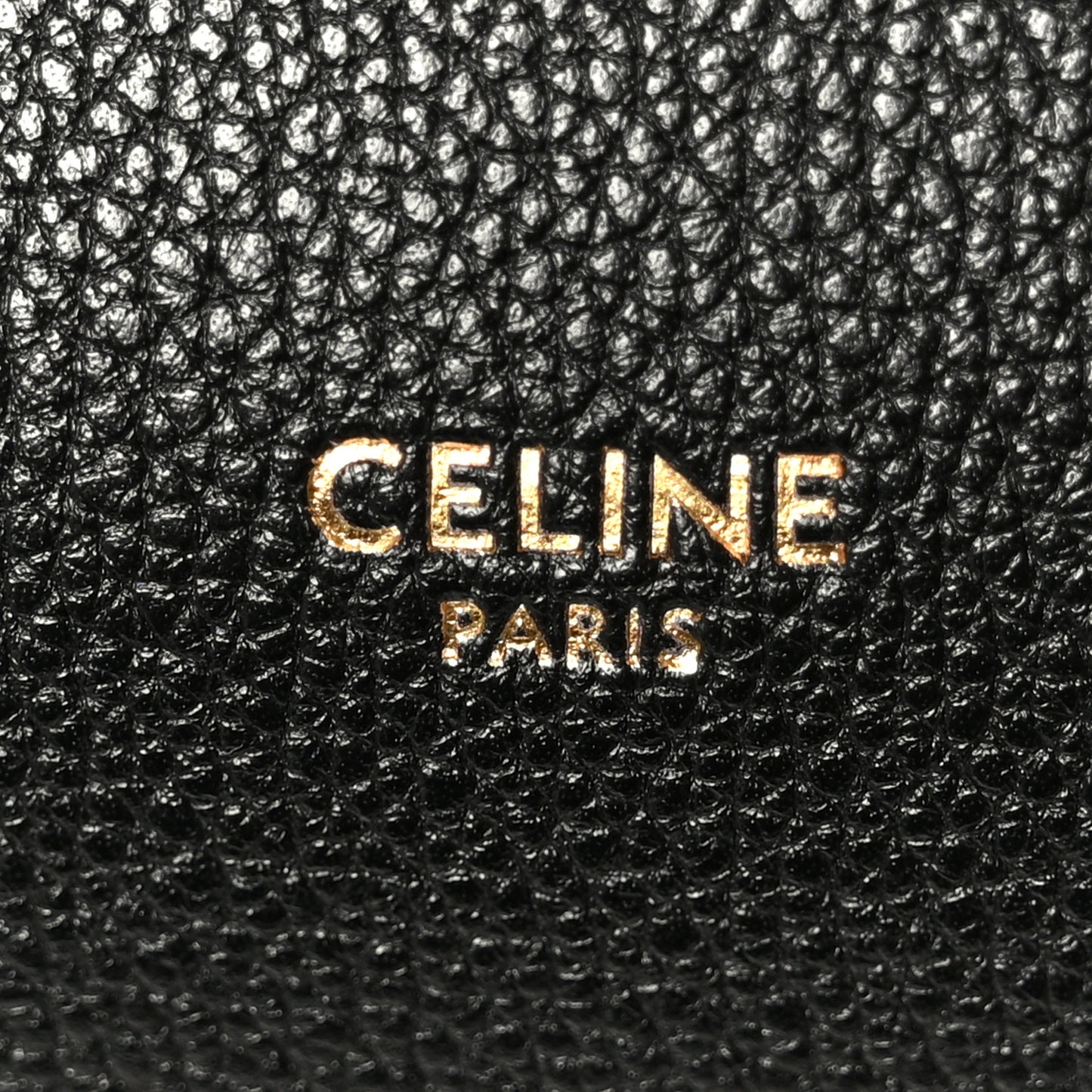 Grained Calfskin Little New Luggage Black