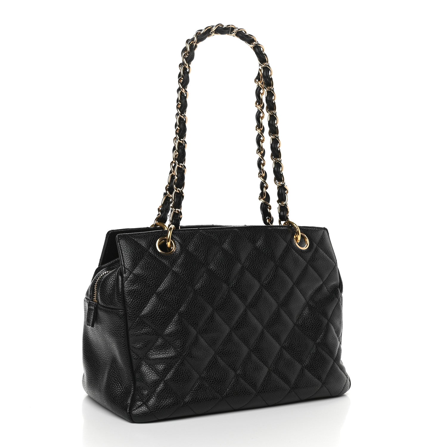 Chanel Caviar Quilted Petit Timeless Tote PTT Black 3 of 9
