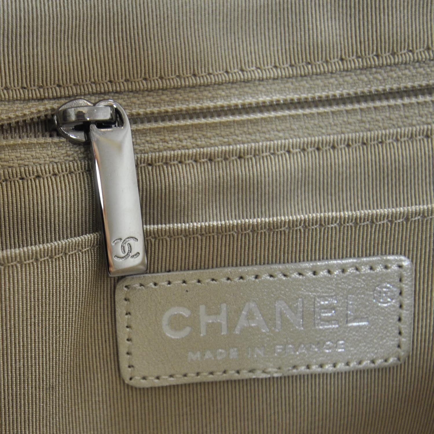 Chanel Lambskin Ostrich Quilted Patchwork Precious Symbols Tote 7 of 8