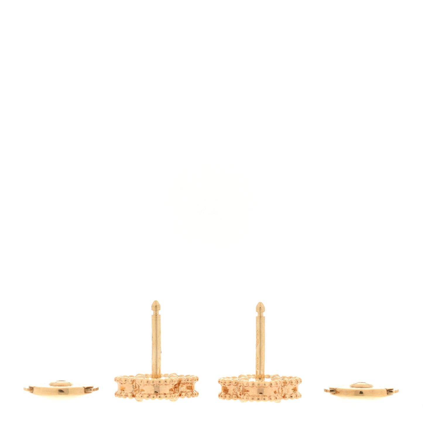 18K Yellow Gold Mother of Pearl Sweet Alhambra Earrings