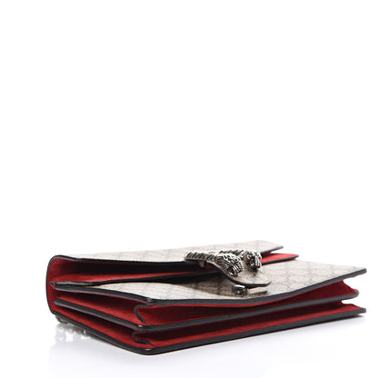 Gucci GG Supreme Monogram Small Dionysus Shoulder Bag Red 3 of 14
