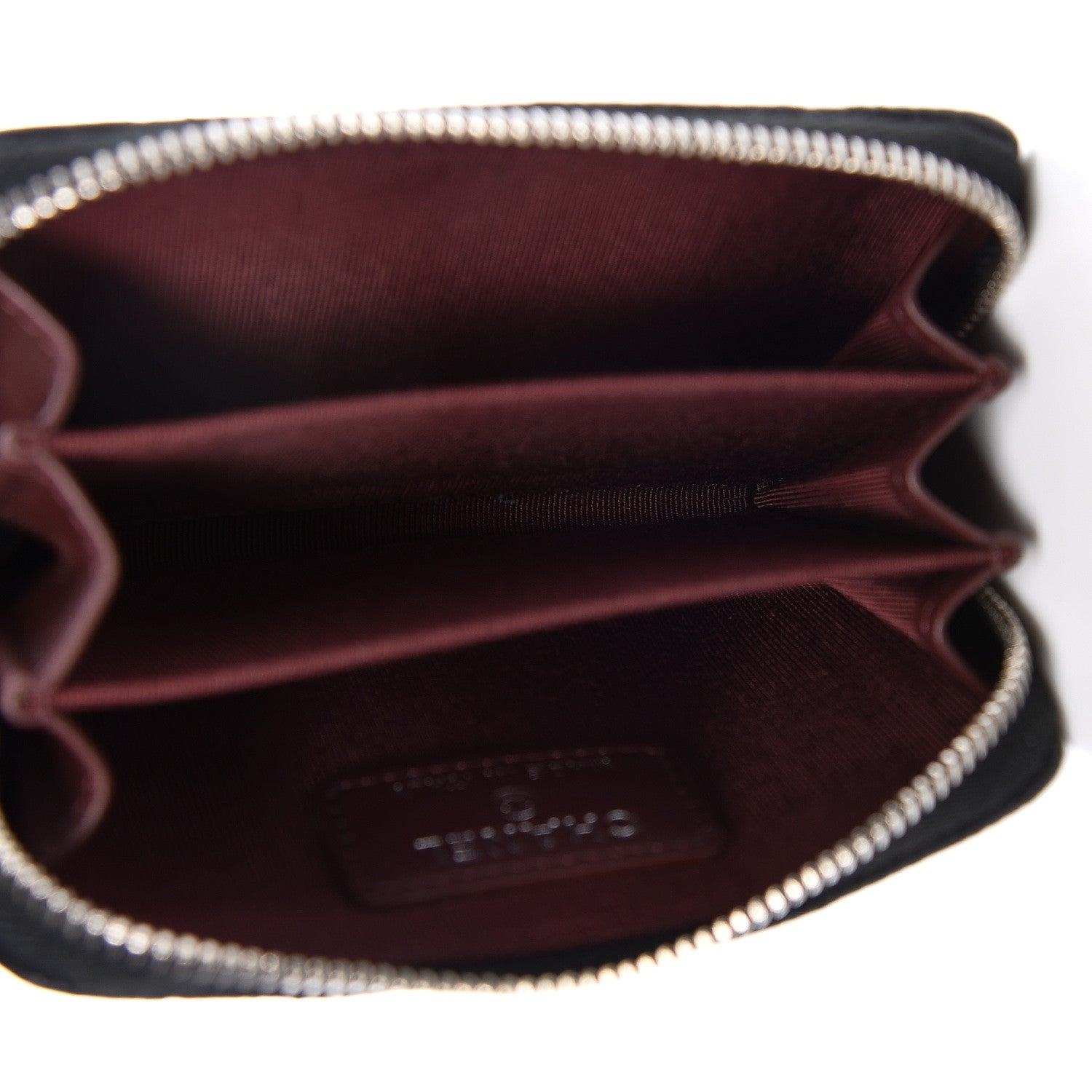 Chanel Caviar Quilted Zip Coin Purse Black 5 of 8