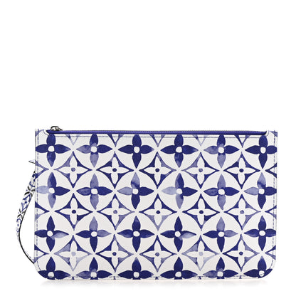 Louis Vuitton Monogram Giant By The Pool 2.0 Neverfull MM Pochette Blue 1 of 8