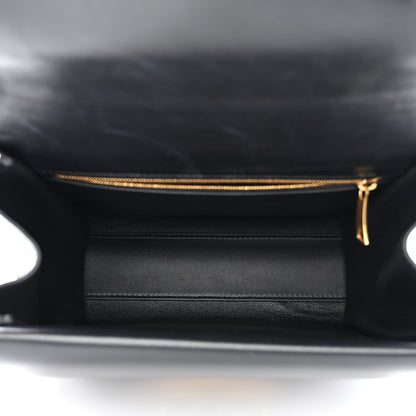 Bottega Veneta Box Calfskin Nappa Clip Bag Black 5 of 10