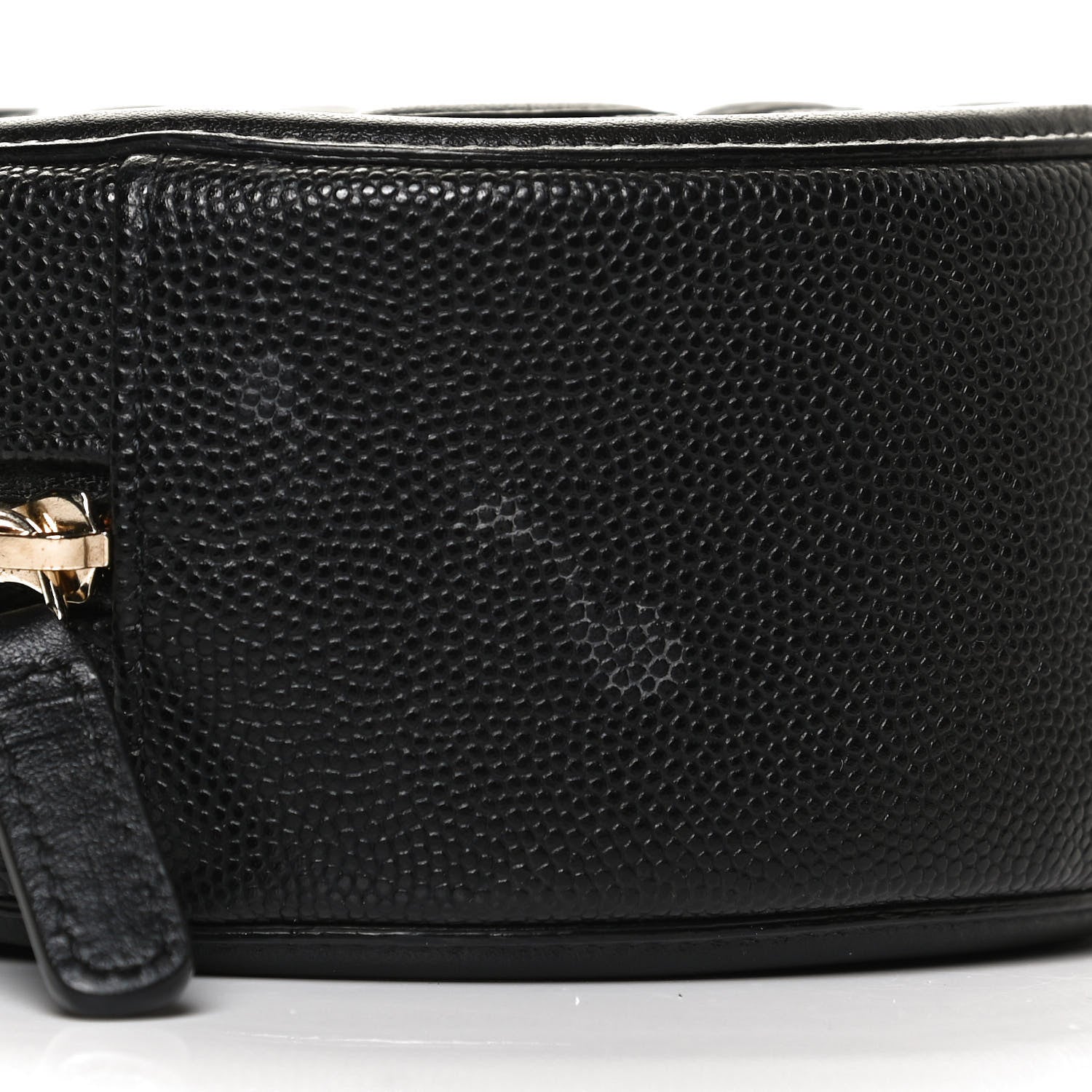 Chanel Caviar Quilted Round Filigree Crossbody Black 9 of 11