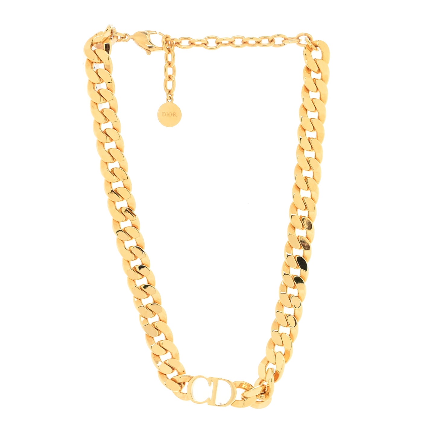 Metal Danseuse Etoile Chain Choker Necklace Gold