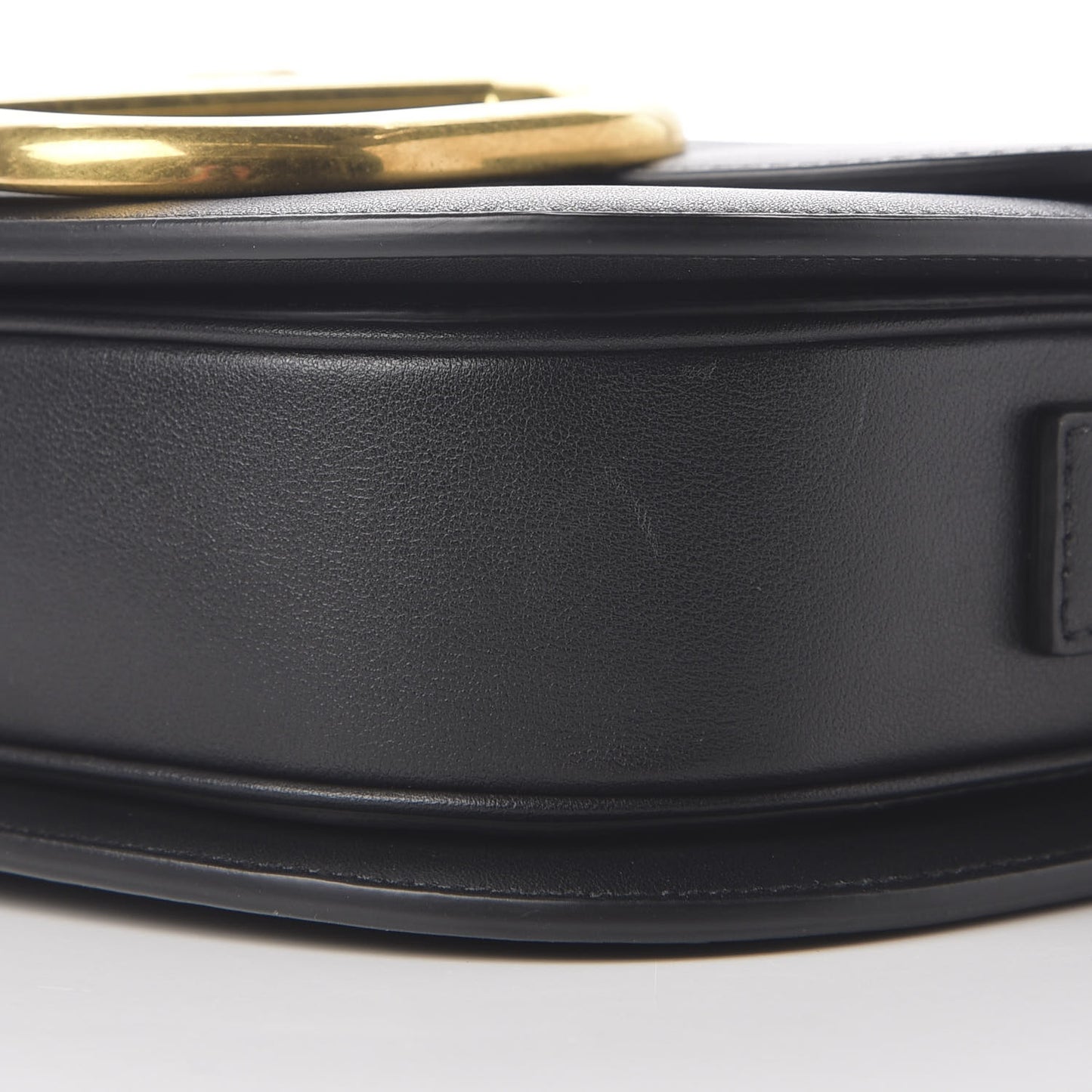 Smooth Calfskin Supervee Shoulder Bag Black