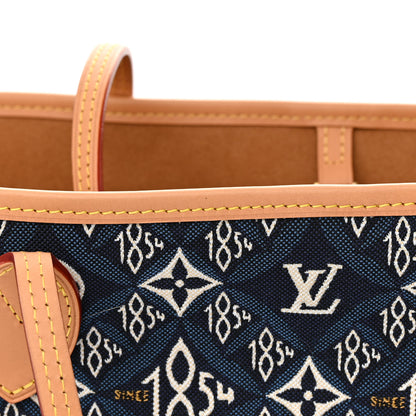 Louis Vuitton Jacquard Since 1854 Neverfull MM Blue 13 of 15