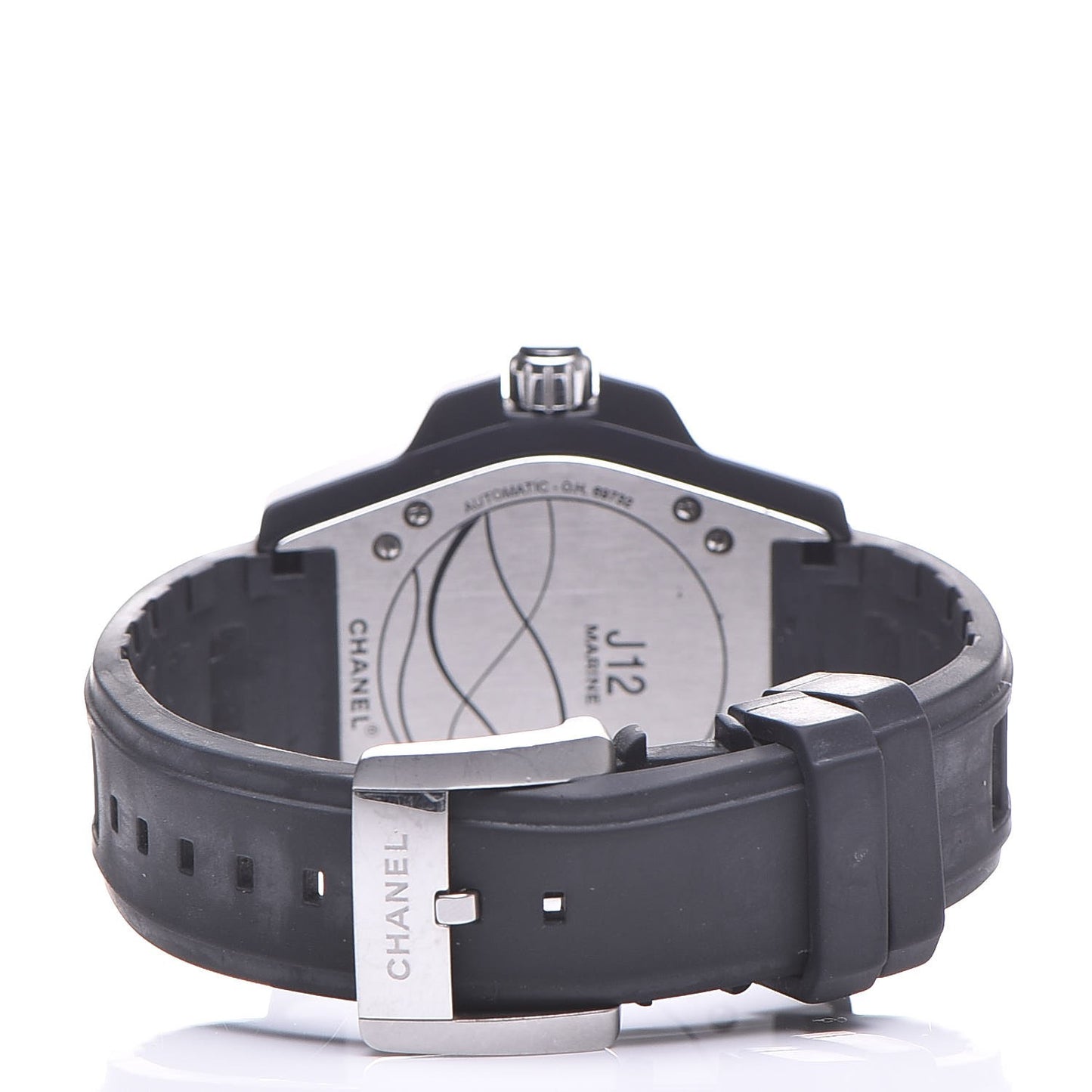 Stainless Steel Ceramic Rubber 41mm J12 Marine Automatic Watch Black