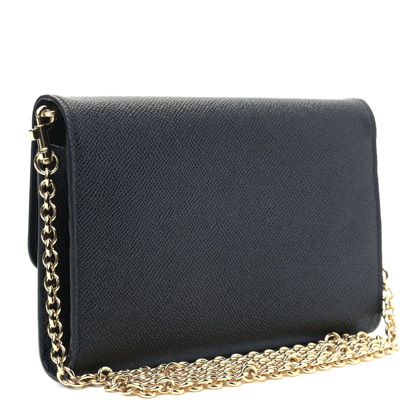 Dauphine Crystal Wallet On Chain Black