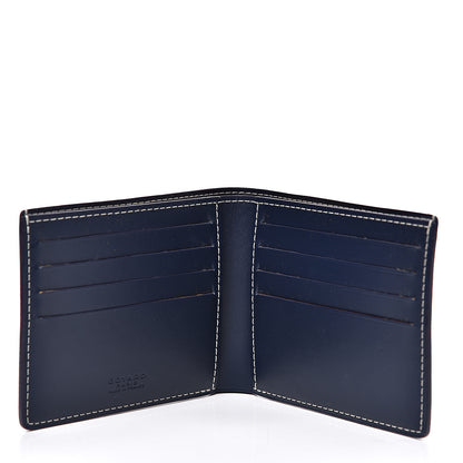 Goyard Goyardine Bi-Fold Victoire PM Wallet Navy 4 of 7