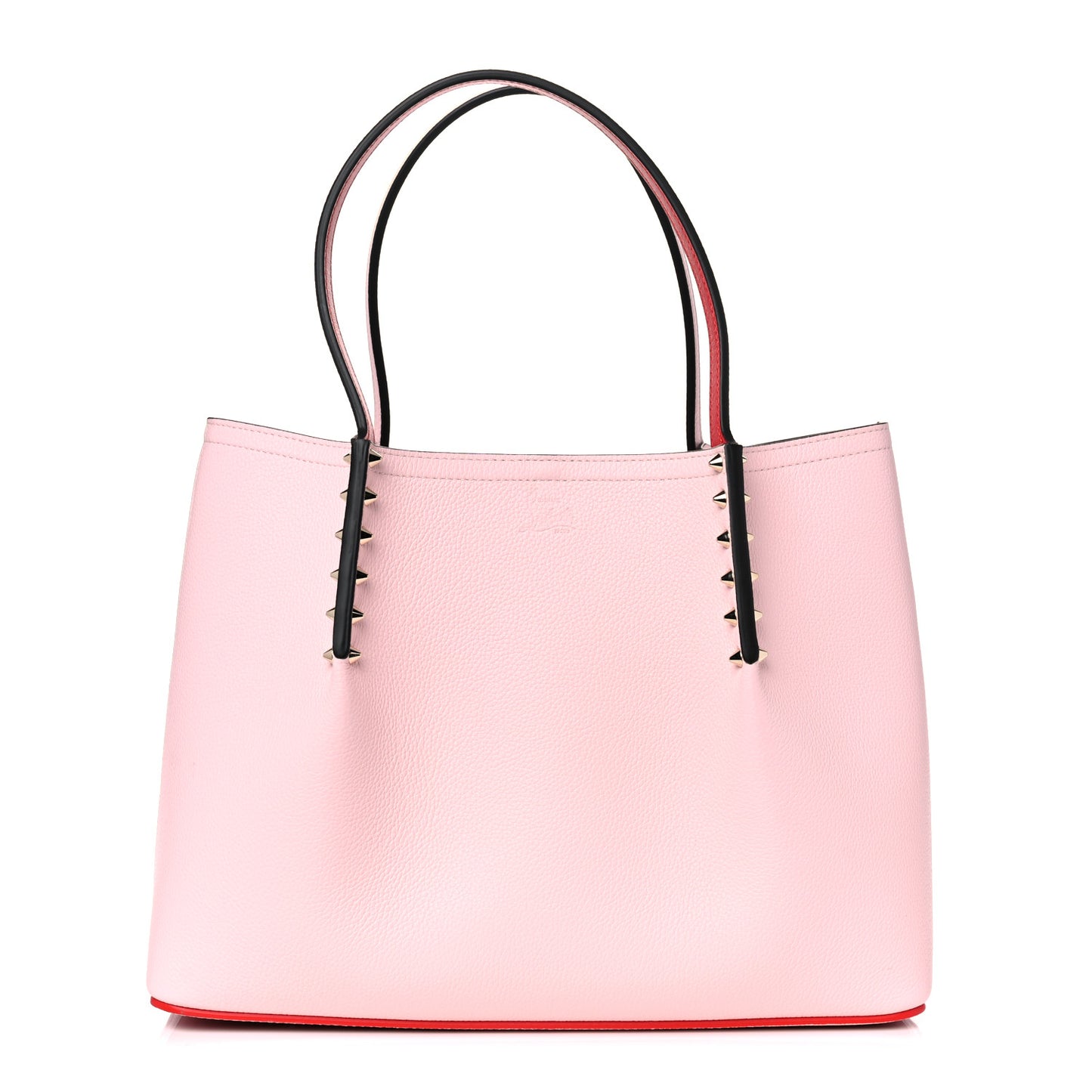 Calfskin Spiked Small Cabarock Shopper Tote Poupee