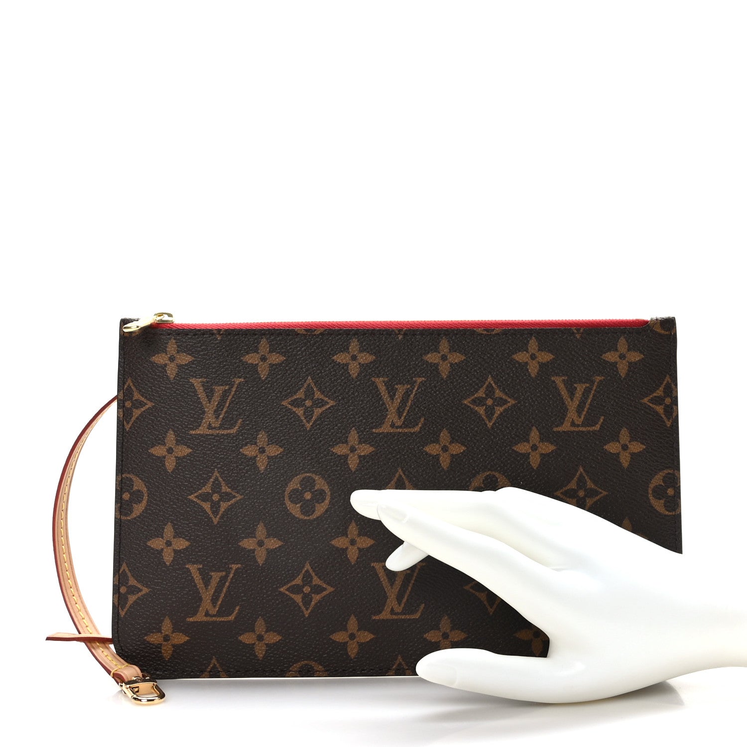 Louis Vuitton Monogram Neverfull MM GM Pochette Cherry 2 of 6
