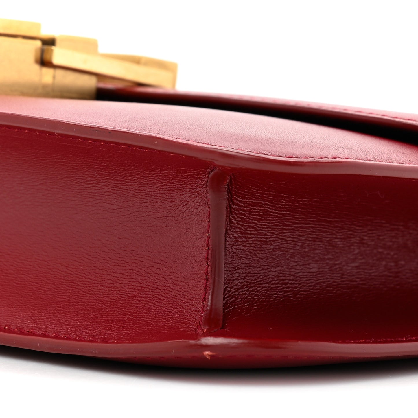 Box Calfskin Le Carre Satchel Opyum Red