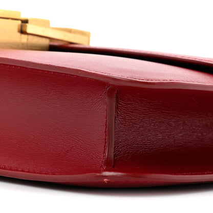 Saint Laurent Box Calfskin Le Carre Satchel Opyum Red 8 of 12