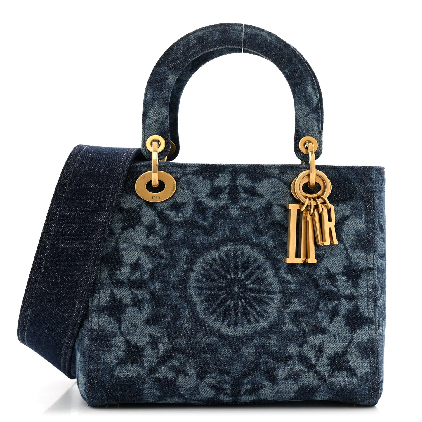 Denim Medium KaleiDiorscopic Lady Dior Blue