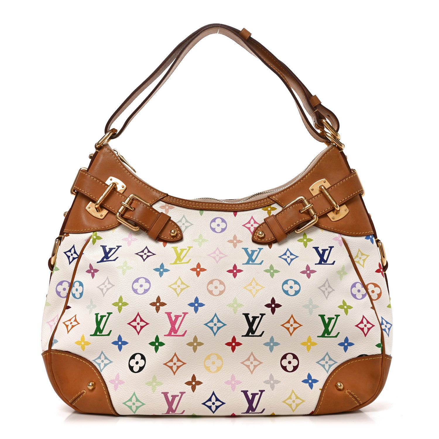 Louis Vuitton Monogram Multicolor Greta White 1 of 9