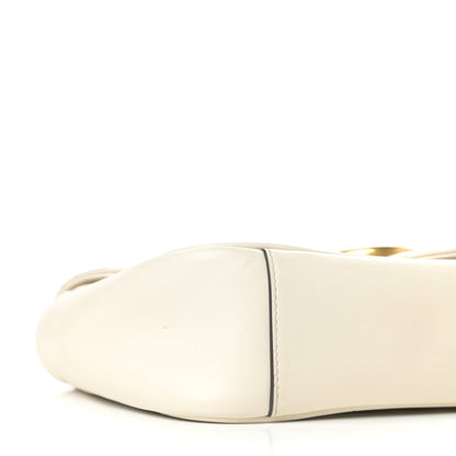 Gucci Calfskin Matelasse Small GG Marmont Shoulder Bag White 8 of 10