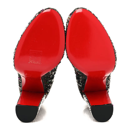 Christian Louboutin Paillettes Moulamax 100 Booties 38 Multicolor 5 of 6