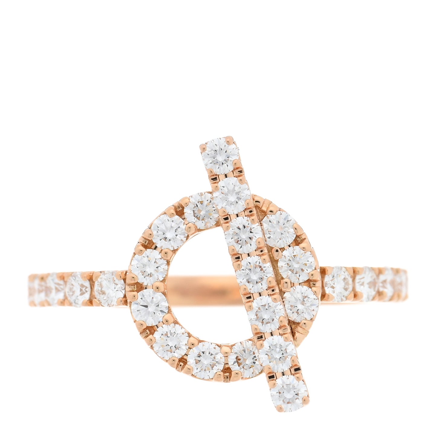 18K Rose Gold Diamond Finesse Ring