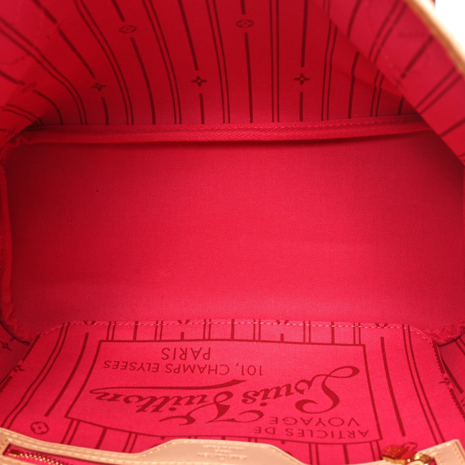Louis Vuitton Monogram My LV Heritage Neverfull PM Fuchsia Orange 5 of 10