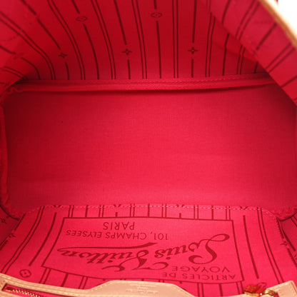 Louis Vuitton Monogram My LV Heritage Neverfull PM Fuchsia Orange 5 of 10