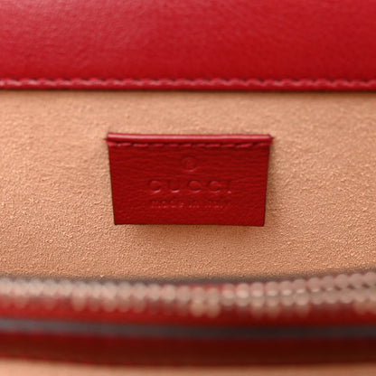 Gucci Tweed GG Monogram Small Dionysus Shoulder Bag Black White Romantic Cherry 6 of 12