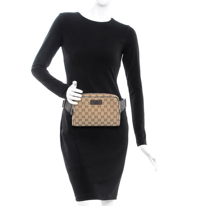 Gucci Monogram Belt Bag Dark Brown 2 of 7