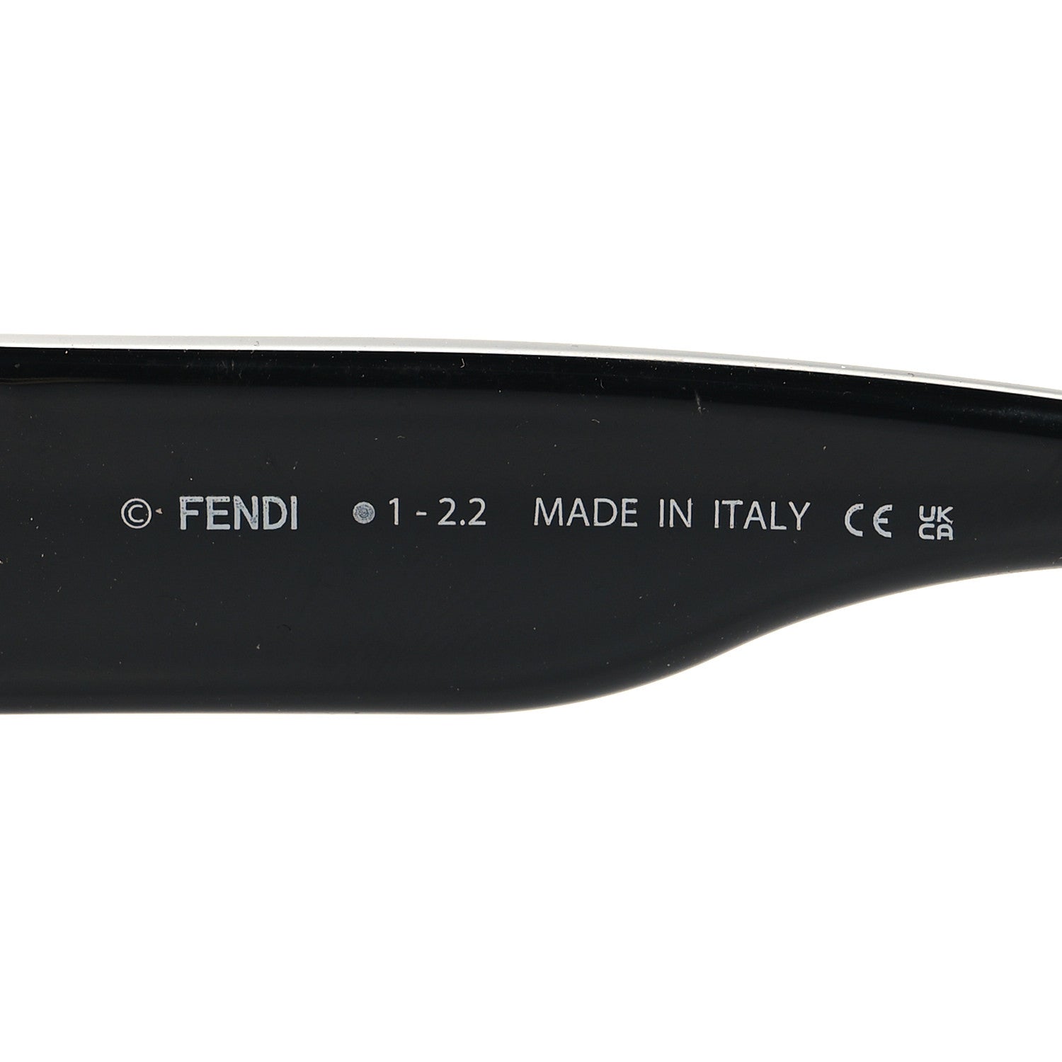Fendi Acetate O'Lock Square Sunglasses FE40050F Black 6 of 7