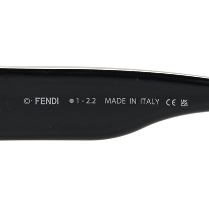 Fendi Acetate O'Lock Square Sunglasses FE40050F Black 6 of 7