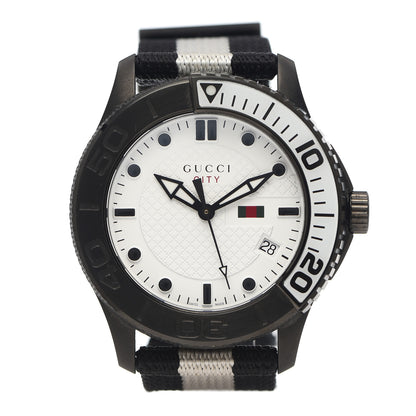 Gucci Stainless Steel Nylon 44mm Sport Quartz Watch Black 1 of 6