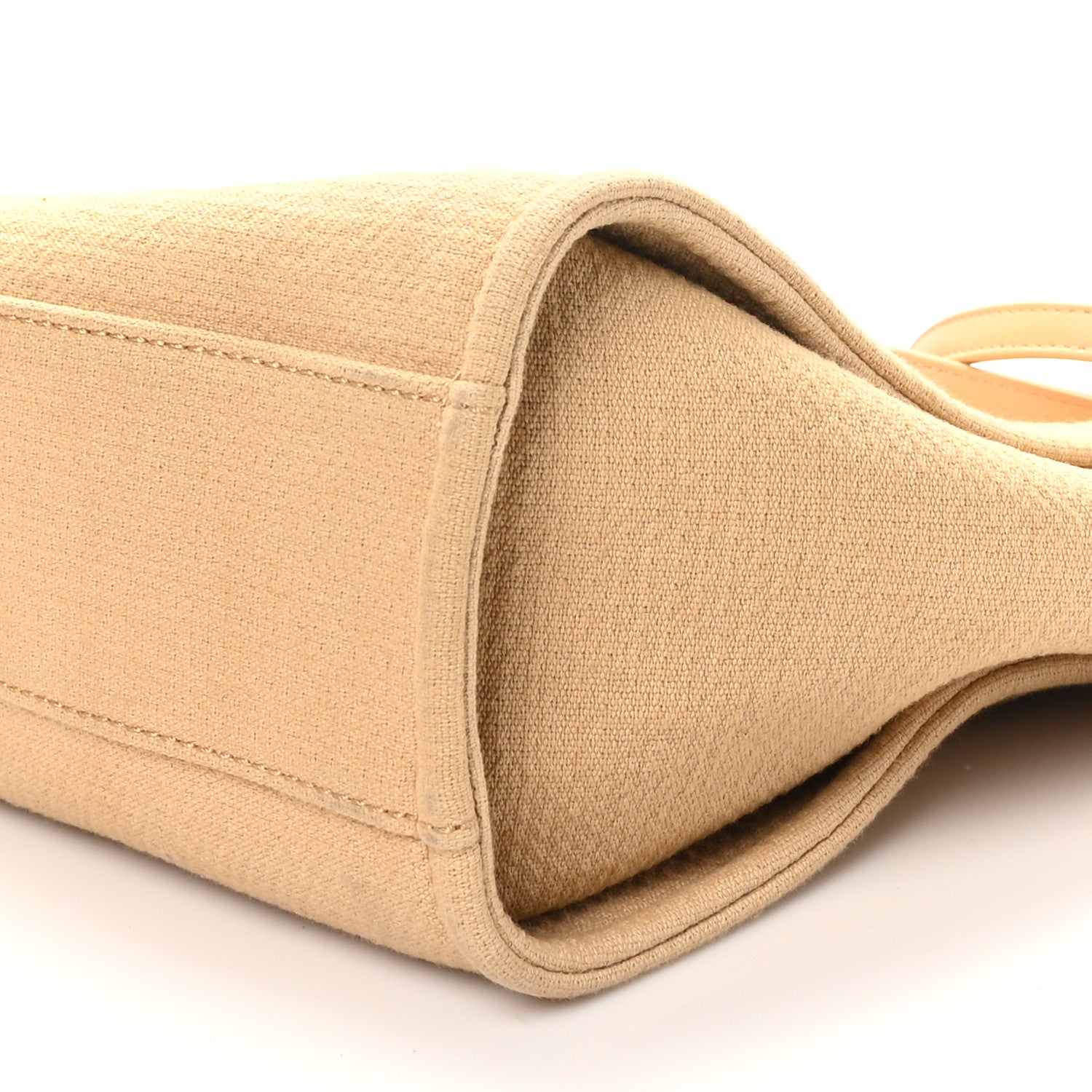 Chanel Mixed Fibers Small Deauville Tote Beige 11 of 12