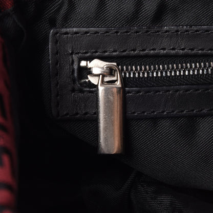 Fendi Zucchino Baguette Red Black 7 of 7