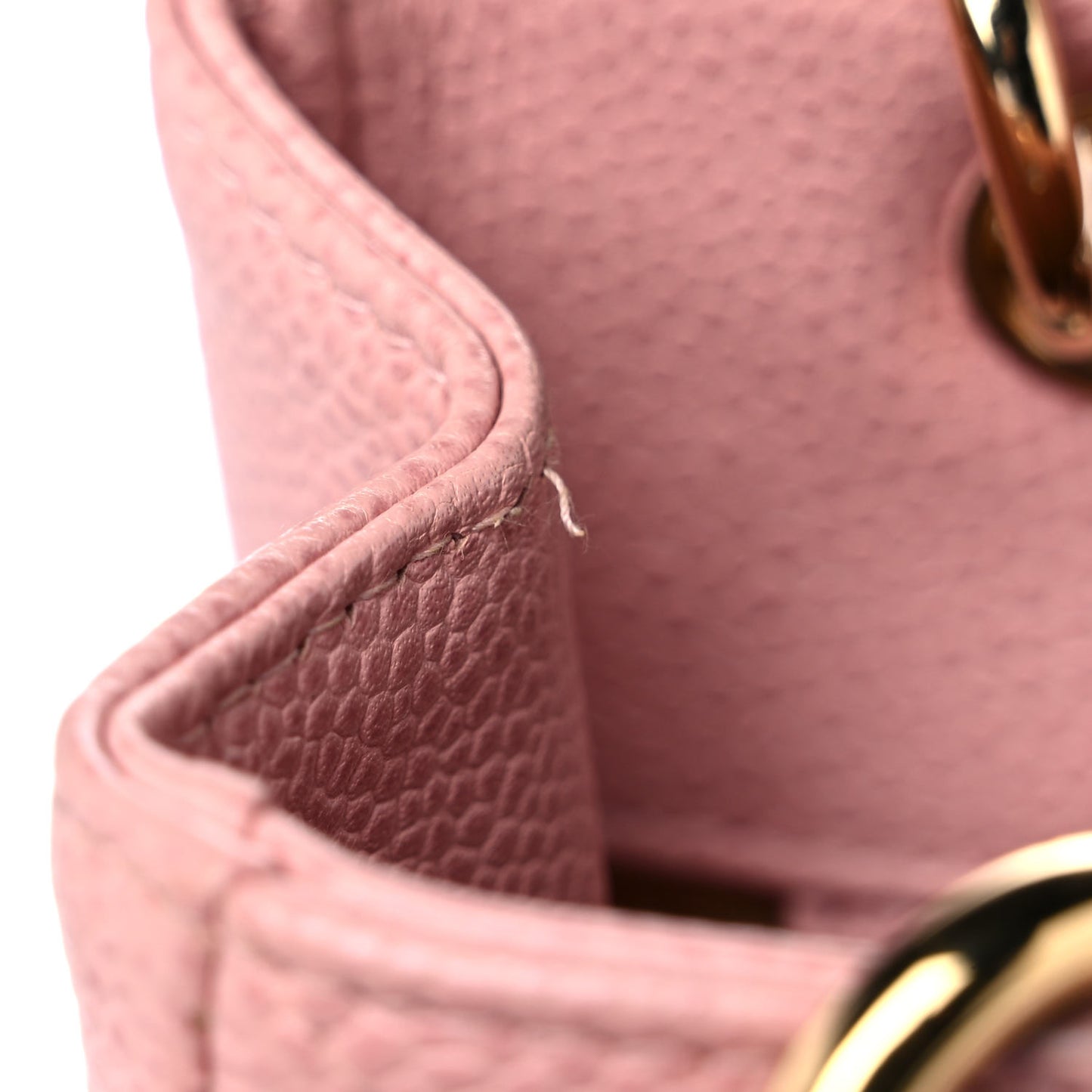 Caviar Quilted Petit Shopping Tote PST Pink