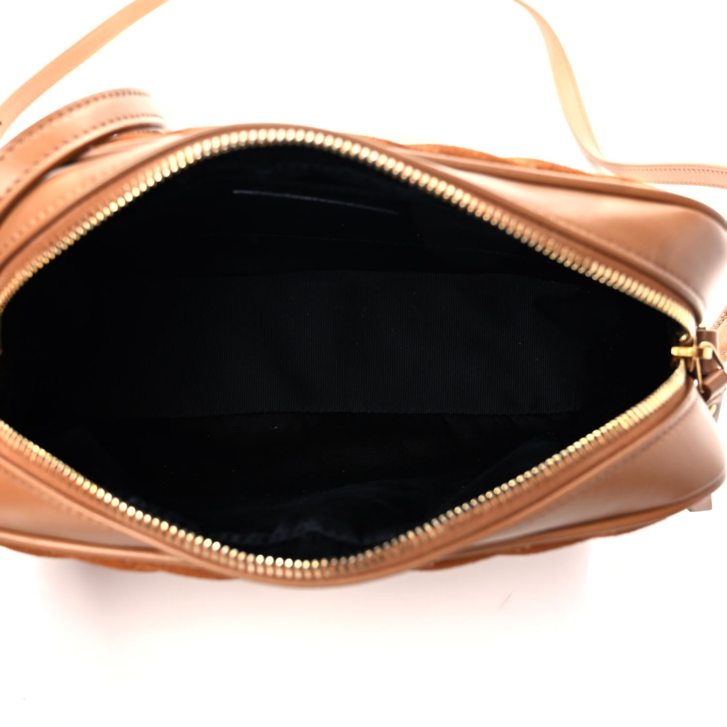 Saint Laurent Suede Matelasse Monogram Lou Camera Bag Cinnamon 5 of 8