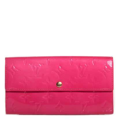 Louis Vuitton Vernis Sarah Wallet Rose Pop 1 of 7