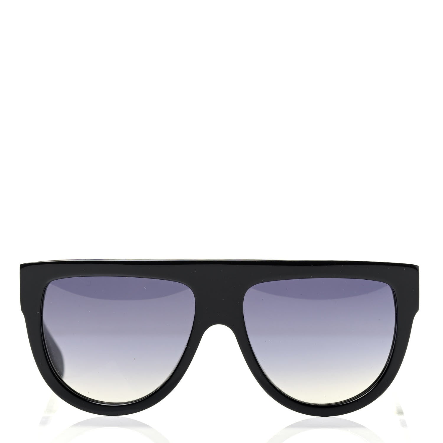 Celine Acetate Aviator Polarized Sunglasses CL 40001 Black 2 of 5